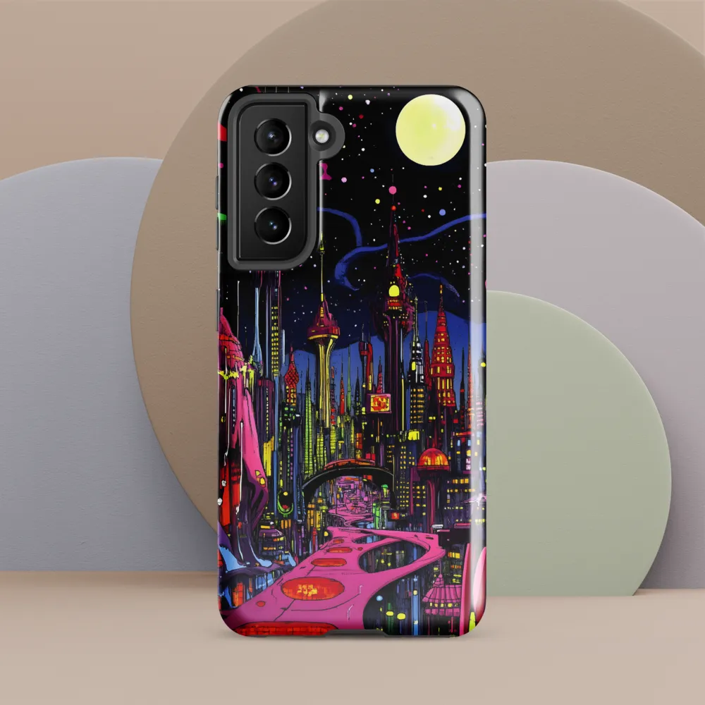 Neon Dreams of a Futuristic City