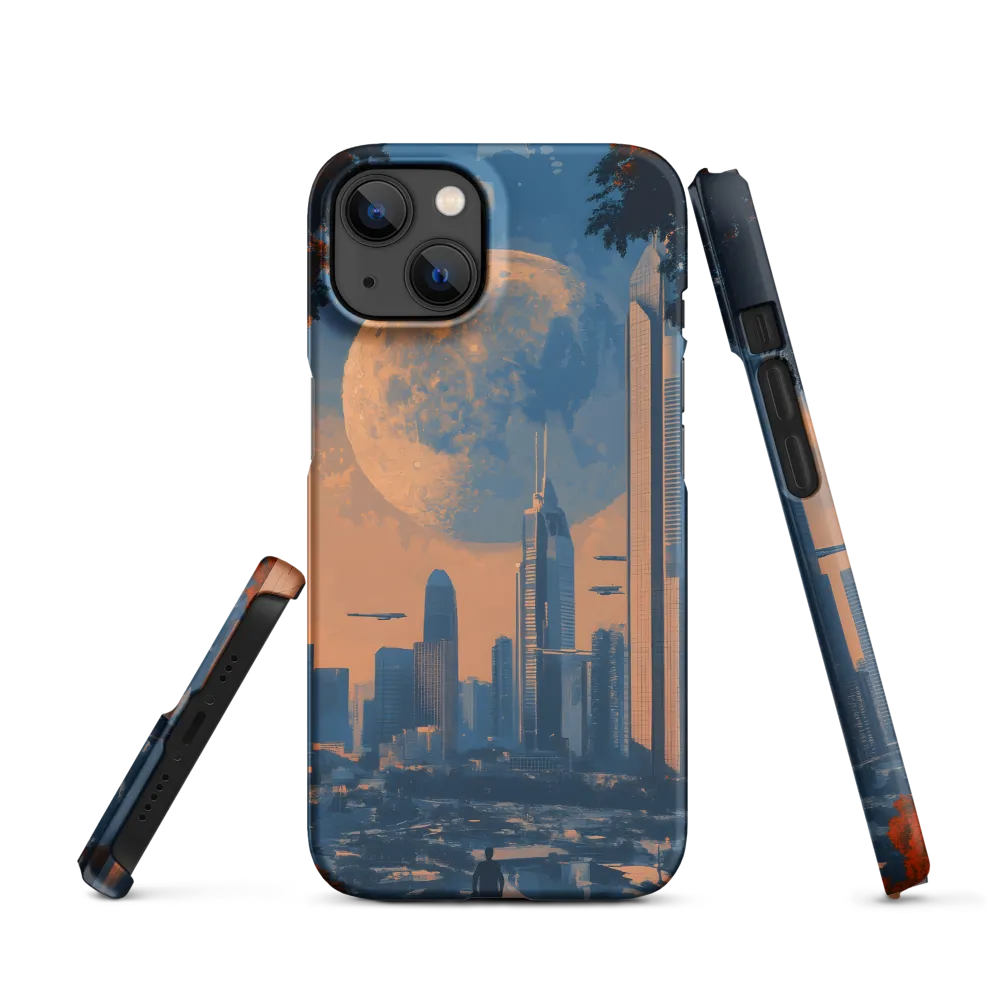Observation Point — Moon over the Neo‑Metropolis