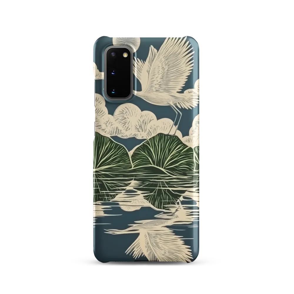 Ethereal Flight Over Water Lilies