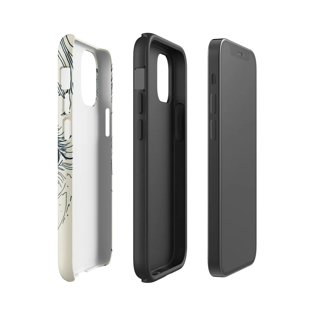 Observant Gaze | Phone Case |  12 mini | Tough Case | Glossy