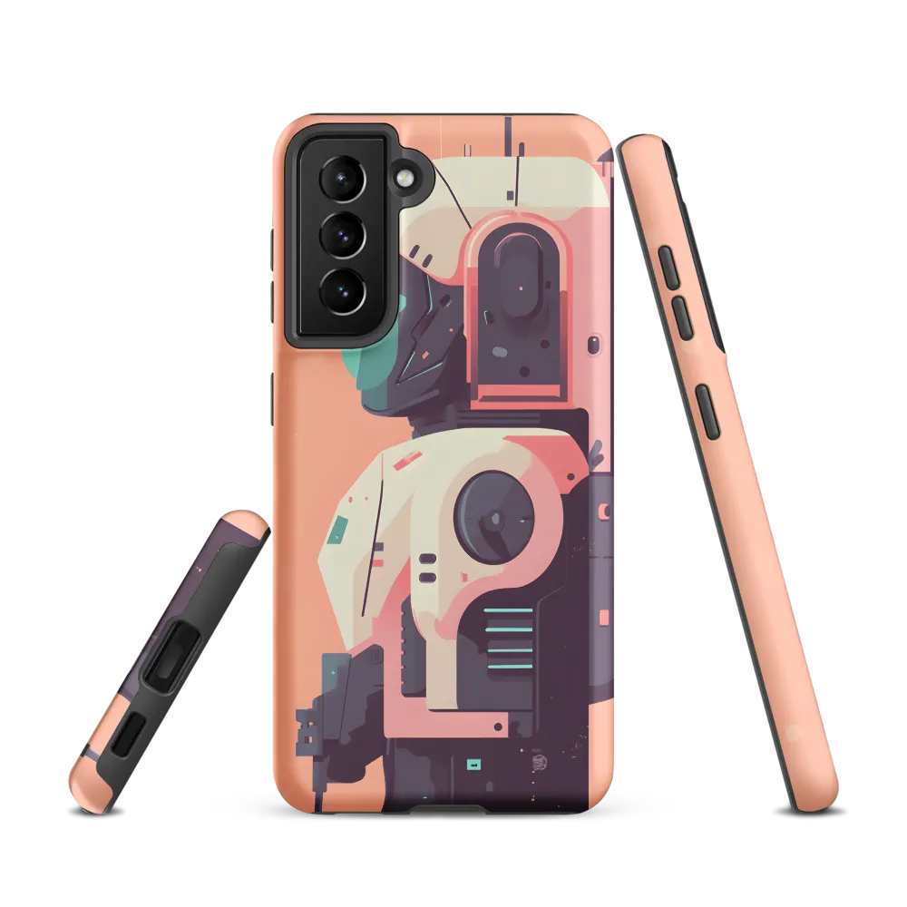 Futuristic Astronaut Bot | Phone Case |  S21 | Tough Case | Matte