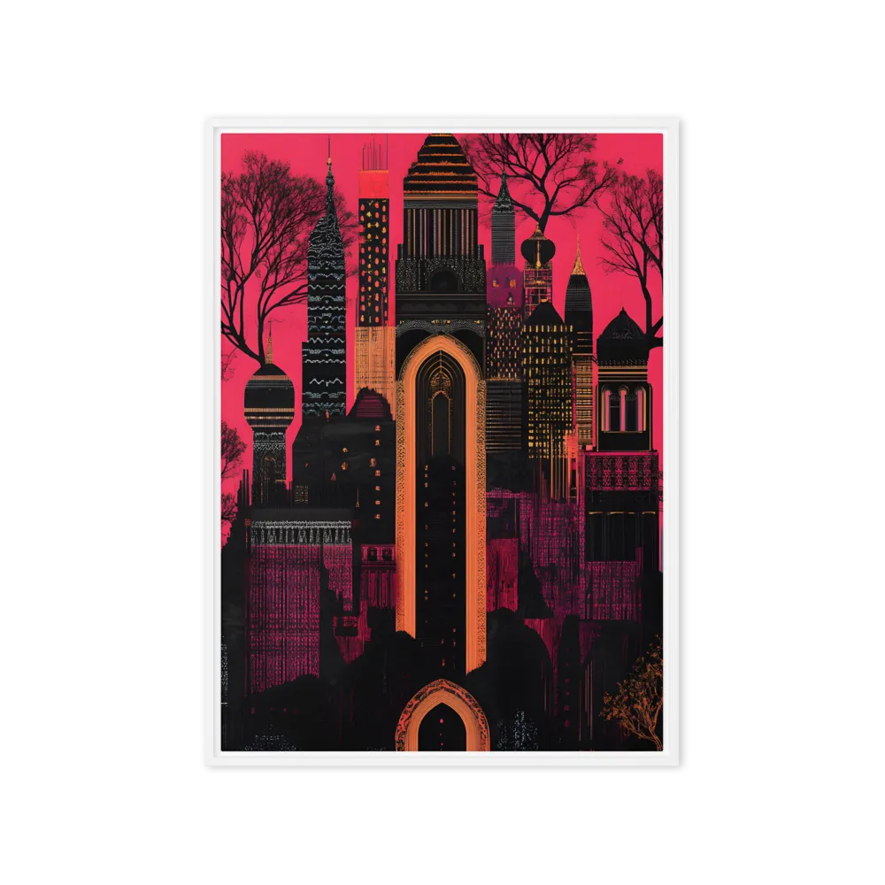 Urban Reverie | Canvas with White Frame | 20″×28″