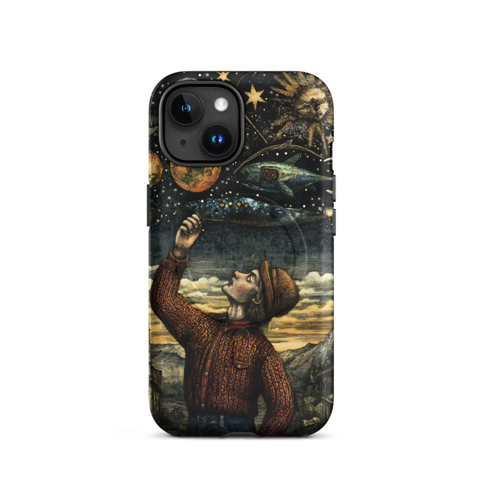 Cosmic Curiosity: A Journey Beyond Earth | Phone Case |  15 | MagSafe® Tough Case | Matte