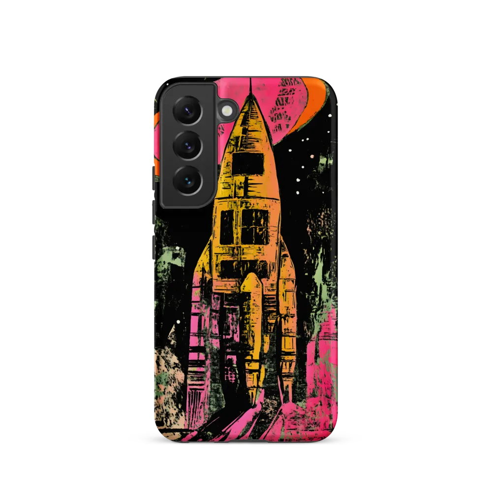 Cosmic Voyage: A Surreal Rocket Adventure