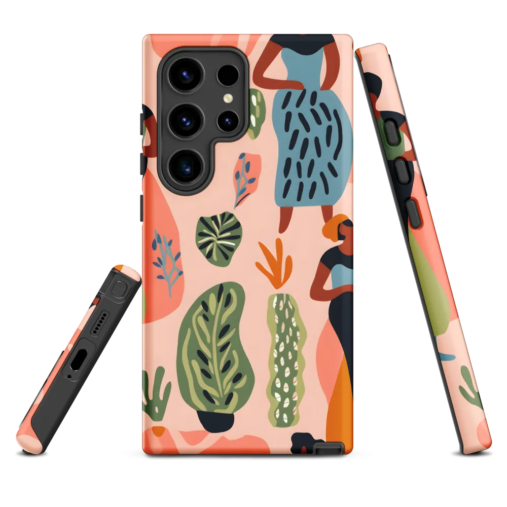 Harmony of Nature and Femininity | Phone Case |  S24 Ultra | Tough Case | Matte