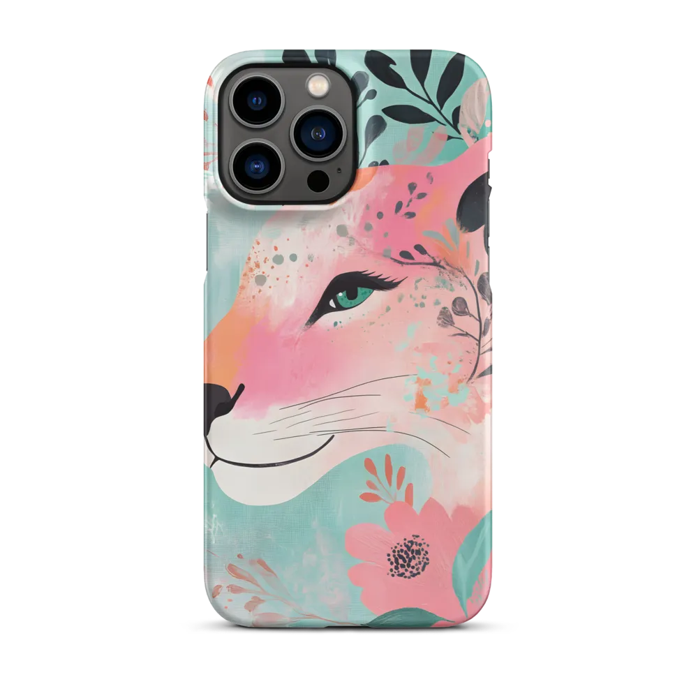 Whimsical Majesty: A Floral Lion