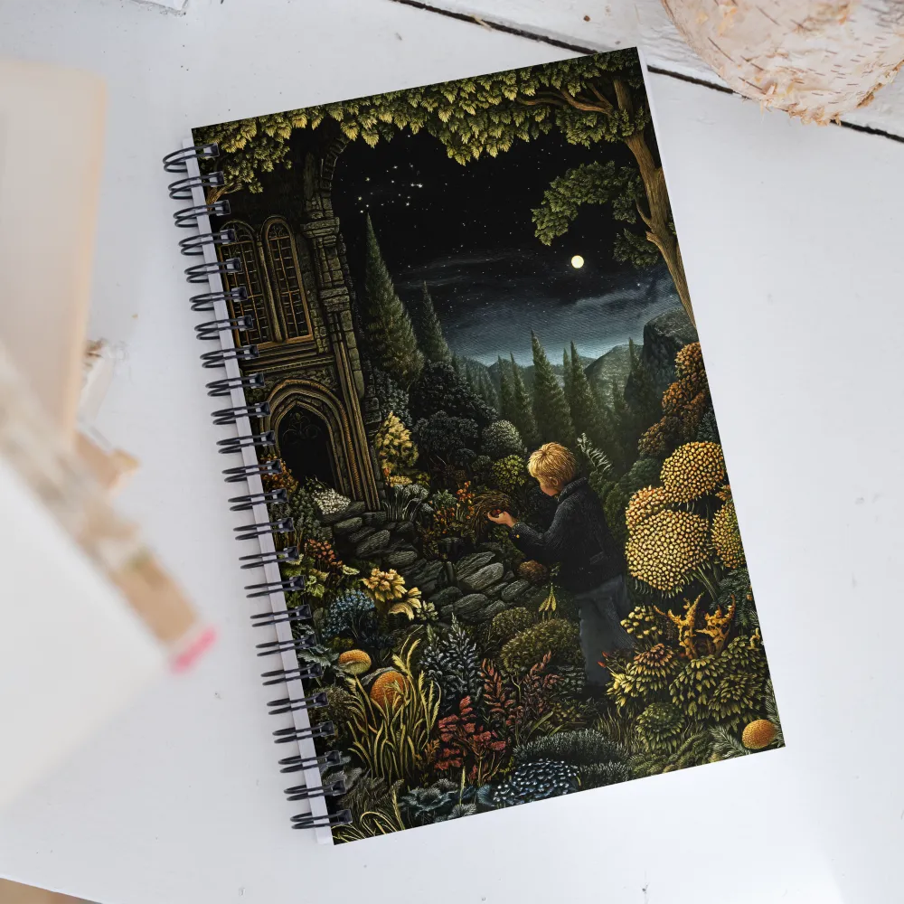 Whispers of the Enchanted Night | Spiral Notebook