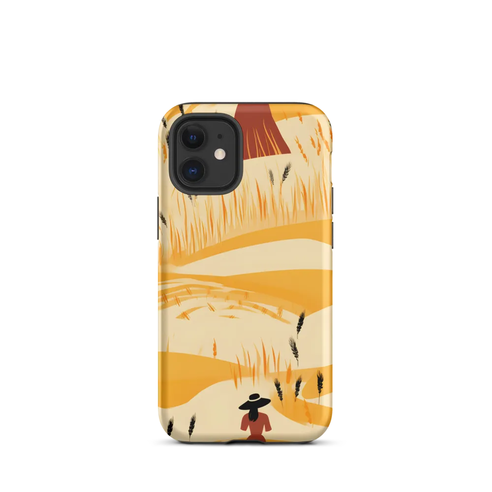 Embracing the Fields: A Floral Journey | Phone Case |  12 mini | Tough Case | Matte