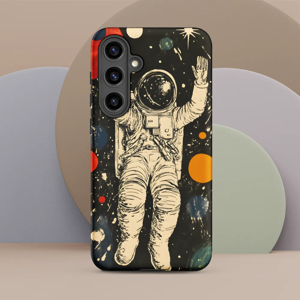 Floating in the Cosmos | Phone Case |  S24 Plus | Tough Case | Matte