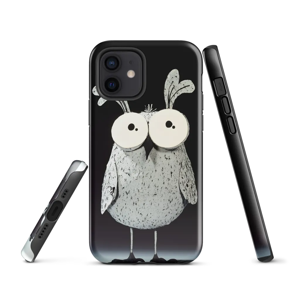 Whimsical Owl in Paper Cutout | Phone Case |  12 | Tough Case | Glossy