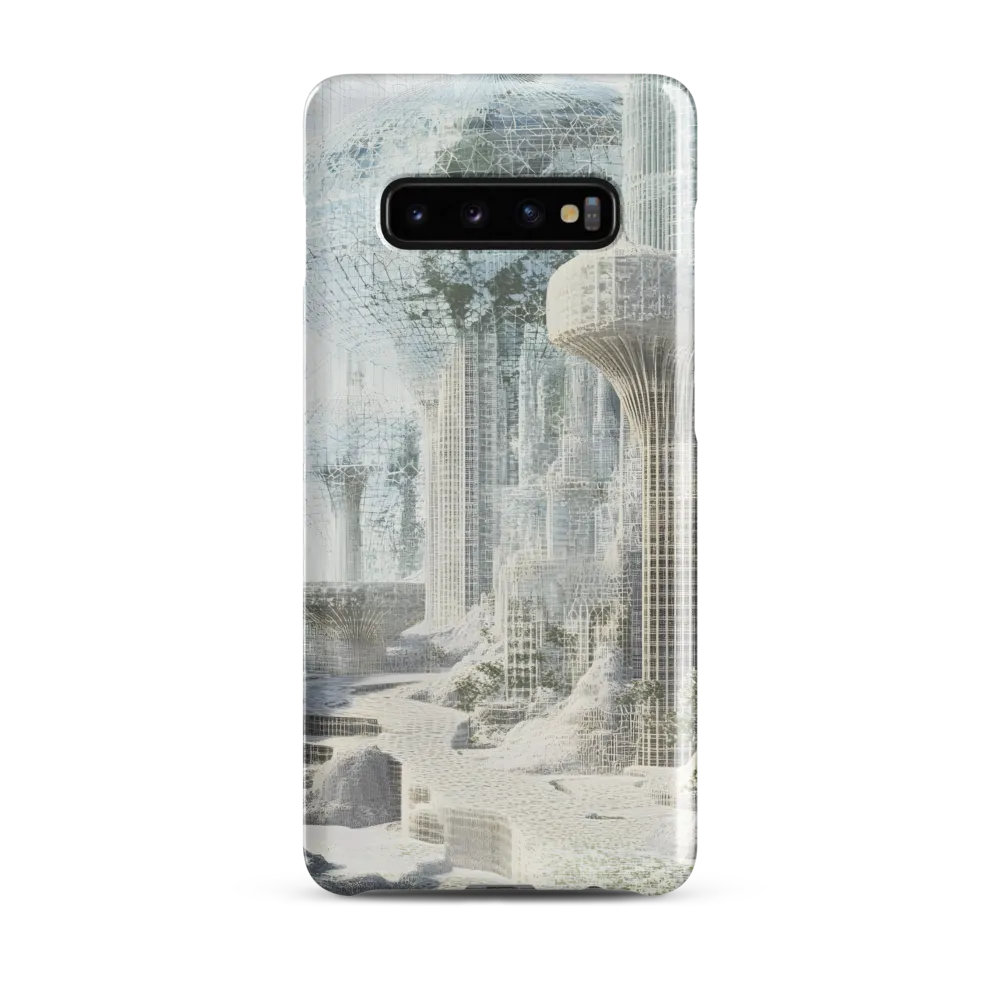 Ethereal Architectures: A Journey into the Future | Phone Case |  S10 Plus | Snap Case | Glossy