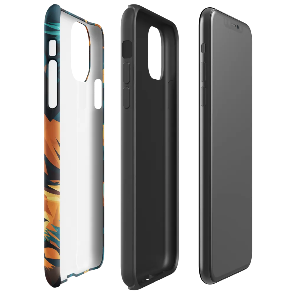 Wild Fusion: The Abstract Wolf | Phone Case |  11 Pro Max | Tough Case | Glossy