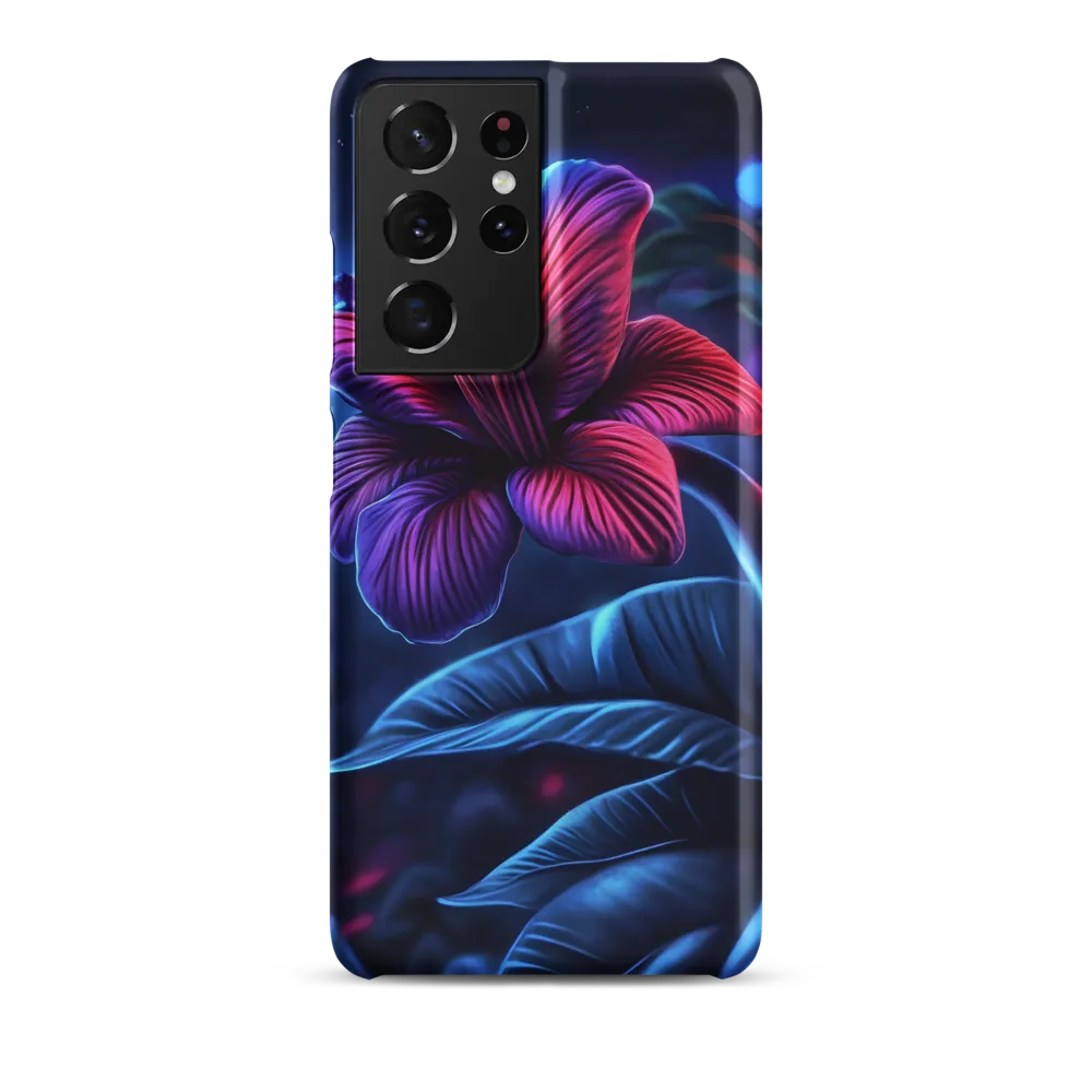 Illuminated Serenity: The Surreal Blossom