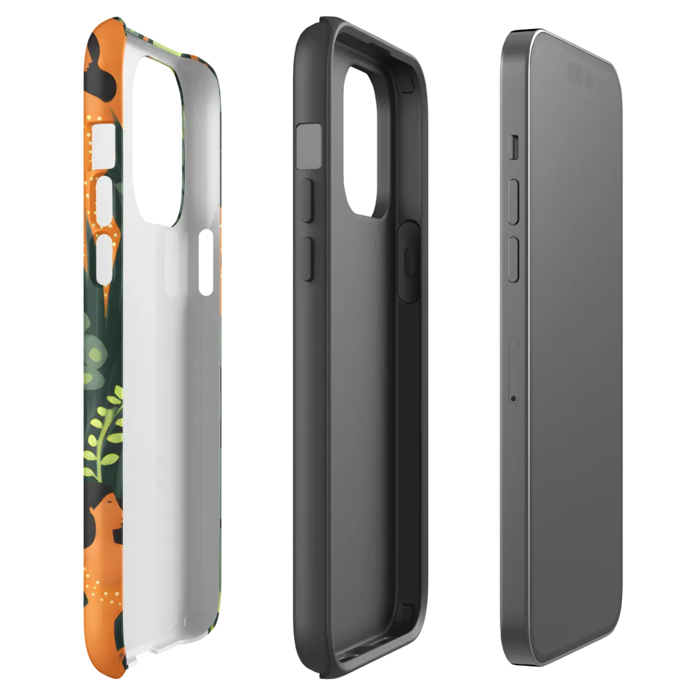 Playful Harmony in Patterns | Phone Case |  14 Pro Max | Tough Case | Matte