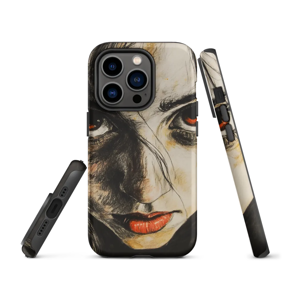 Gaze of Intensity | Phone Case |  14 Pro | Tough Case | Matte