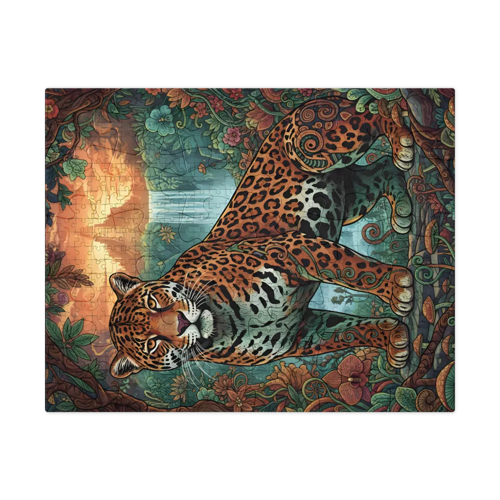 Jungle Guardian 
 Jigsaw Puzzle in Tin Box