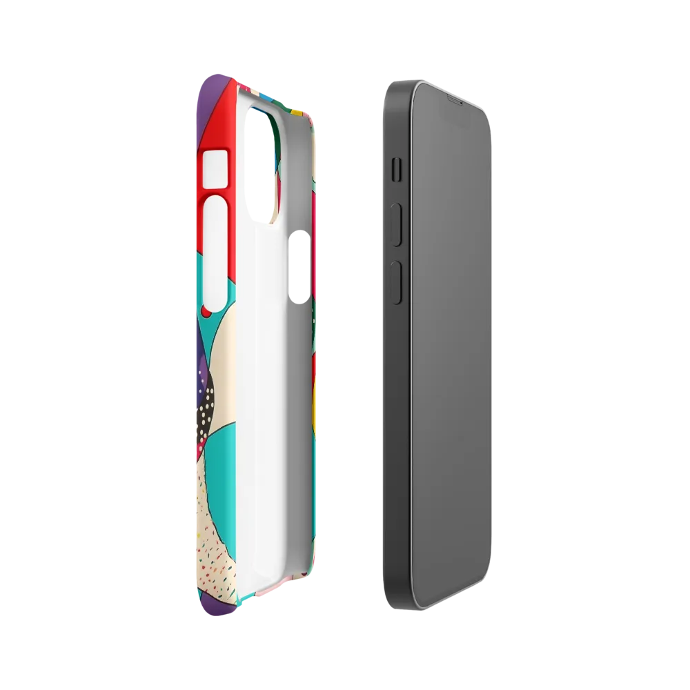 Playful Geometry in Color | Phone Case |  13 Mini | Snap Case | Matte