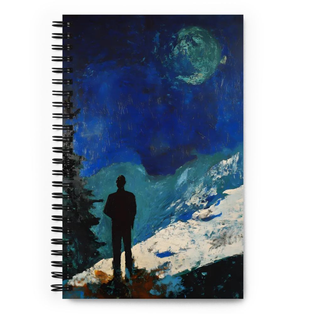 Celestial Contemplation | Spiral Notebook