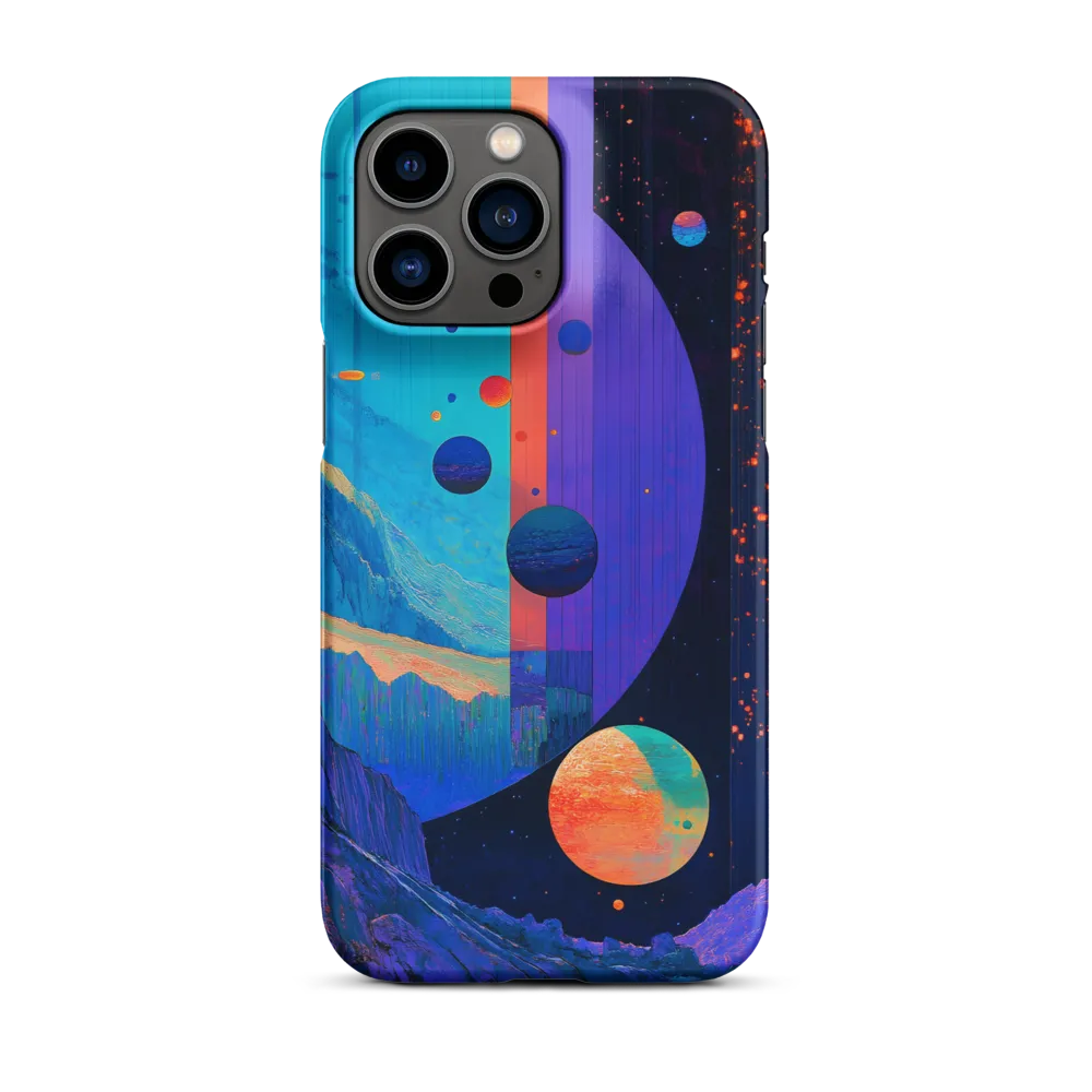 Celestial Harmony: A Surreal Exploration of Space | Phone Case |  14 Pro Max | Snap Case | Matte