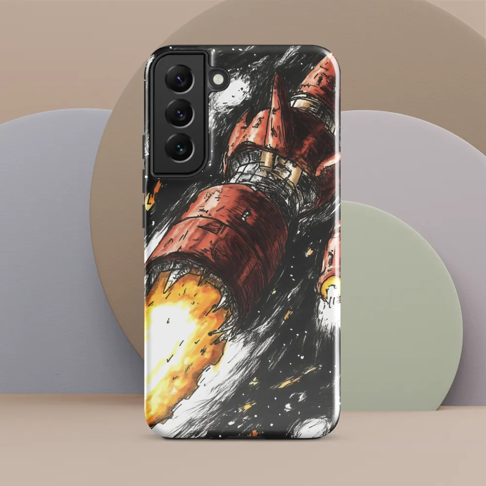 Ignition in the Abyss | Phone Case |  S22 Plus | Tough Case | Glossy