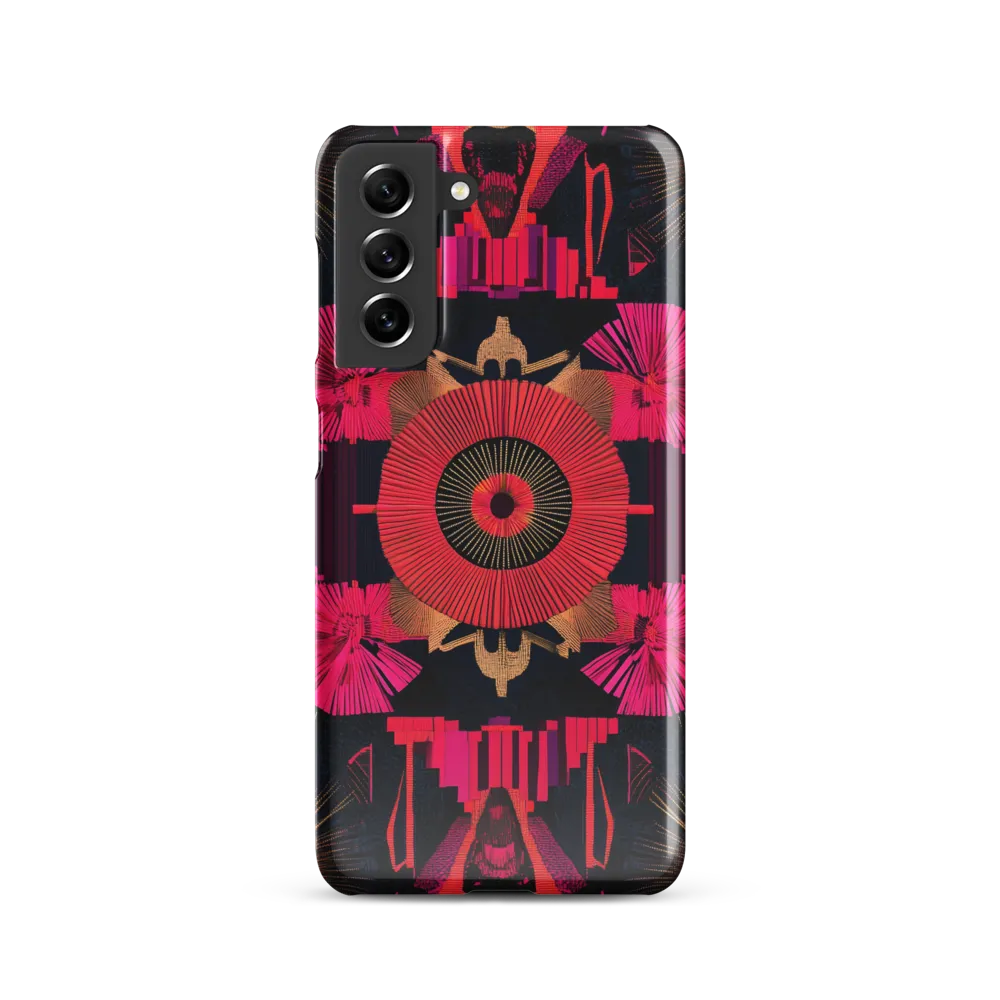 Dynamic Geometric Symphony | Phone Case |  S21 | Snap Case | Glossy
