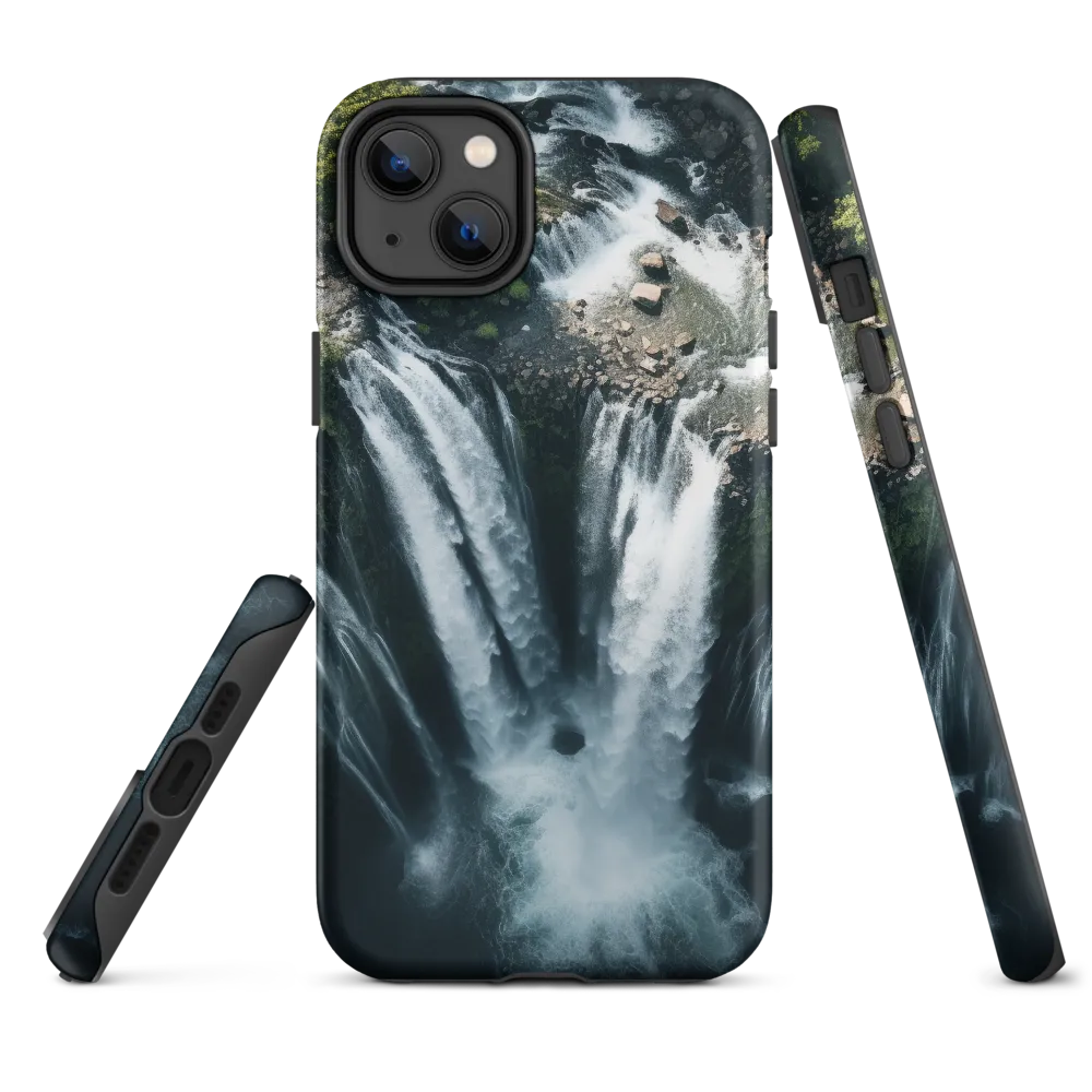 Nature's Power: The Cascading Waterfall | Phone Case |  14 Plus | Tough Case | Matte