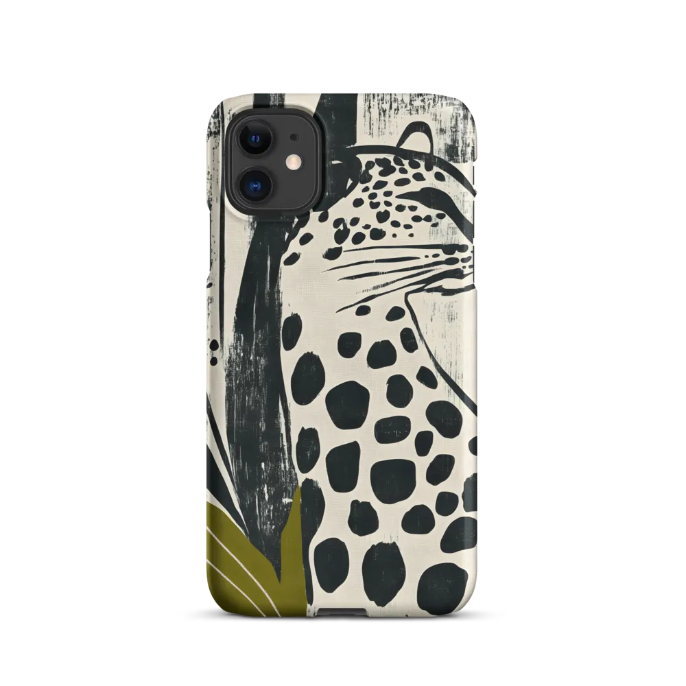 Leopard in Silhouette: A Modern Appeal | Phone Case |  11 | Snap Case | Matte