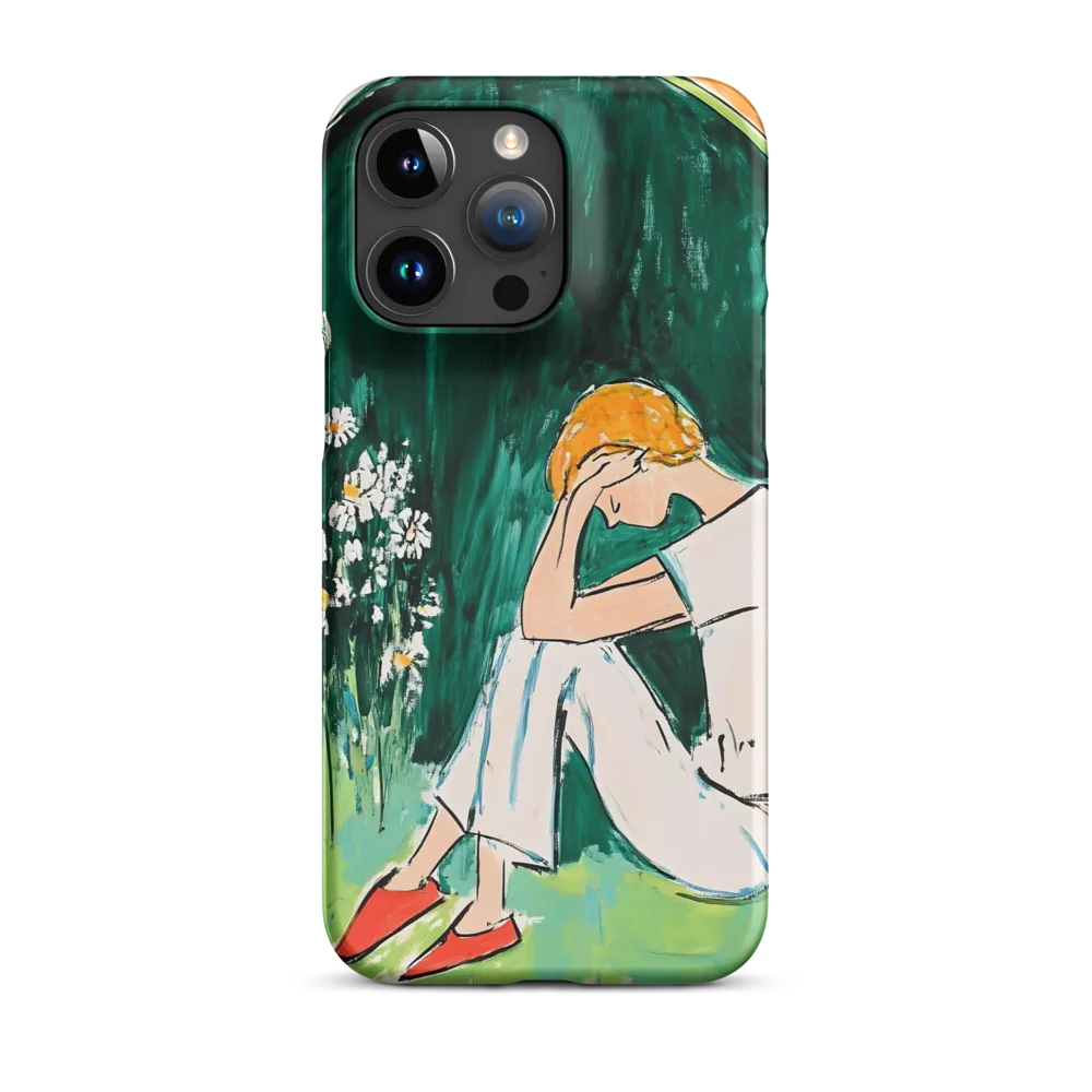Silent Sorrow | Phone Case |  15 Pro Max | Snap Case | Matte