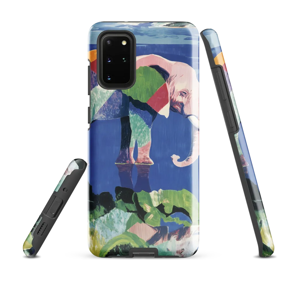 Serenity in Color: The Elephants of Reflection