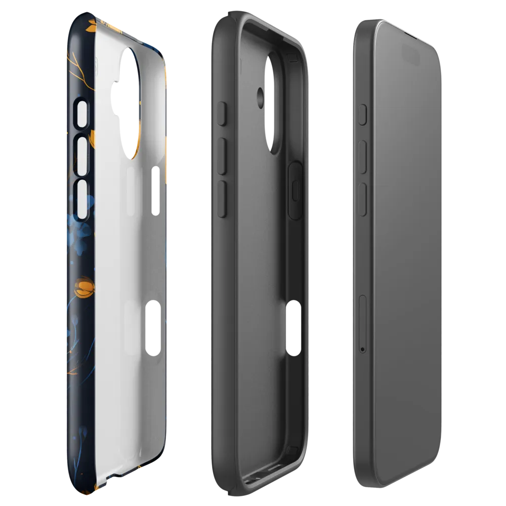 Nocturnal Blossoms | Phone Case |  16 Plus | Tough Case | Glossy