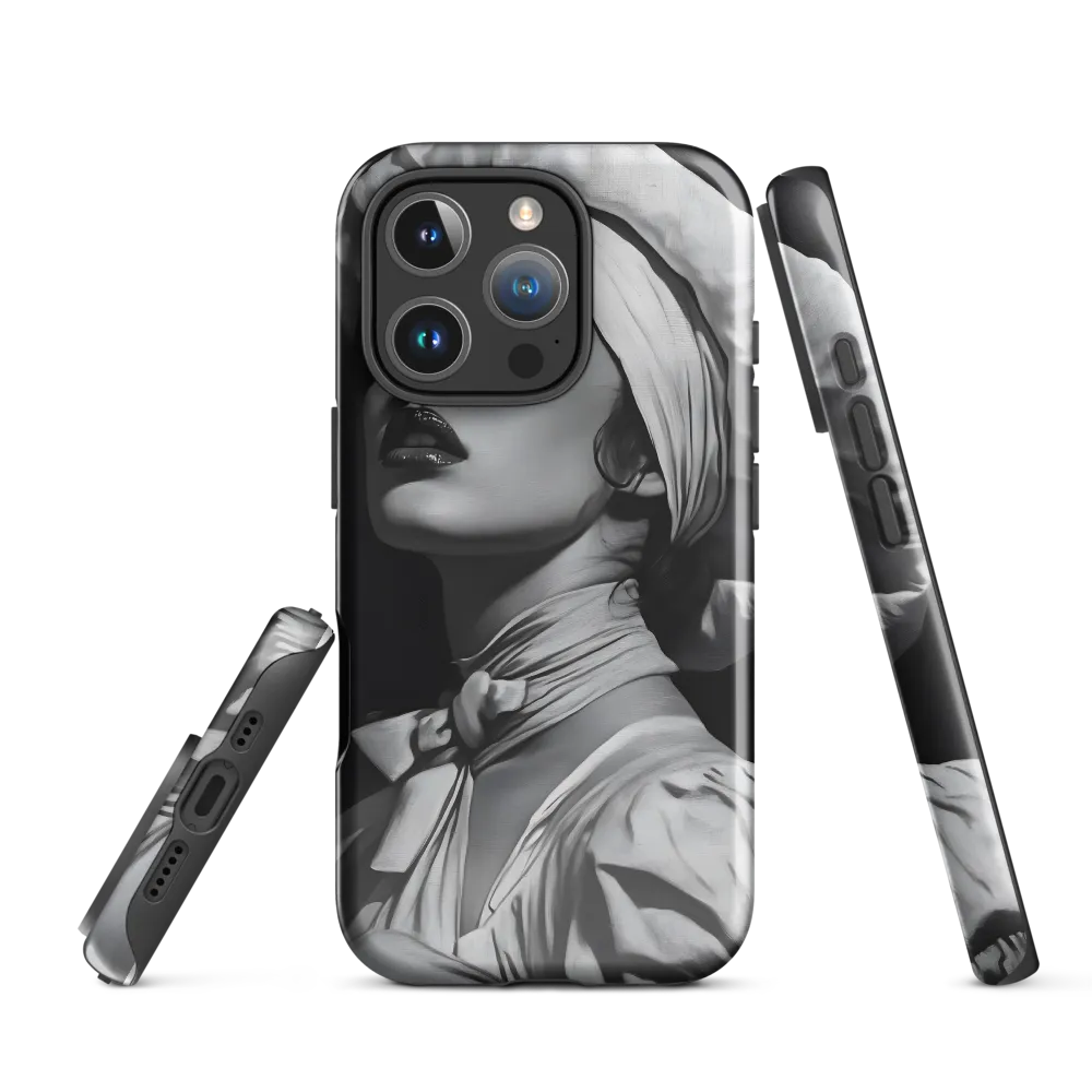 Timeless Elegance: A Charcoal Portrait of Grace