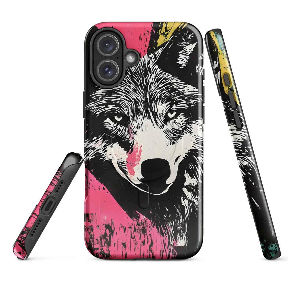 Intense Gaze of the Wolf