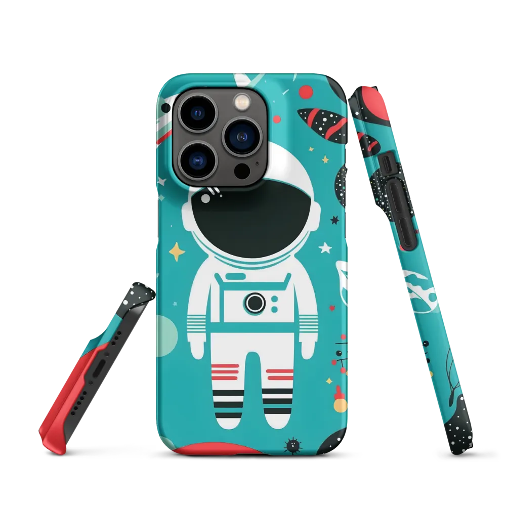 Whimsical Astronaut in Cosmic Wonderland