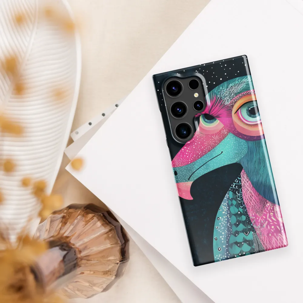 Whimsical Vulture: A Dance of Colors