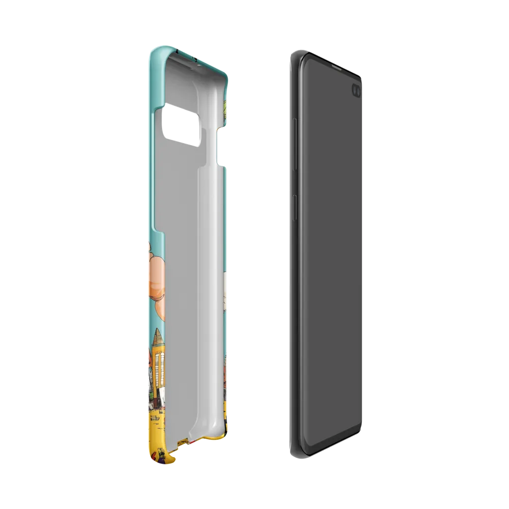 Urban Fantasia: A Whimsical Encounter | Phone Case |  S10 | Snap Case | Matte