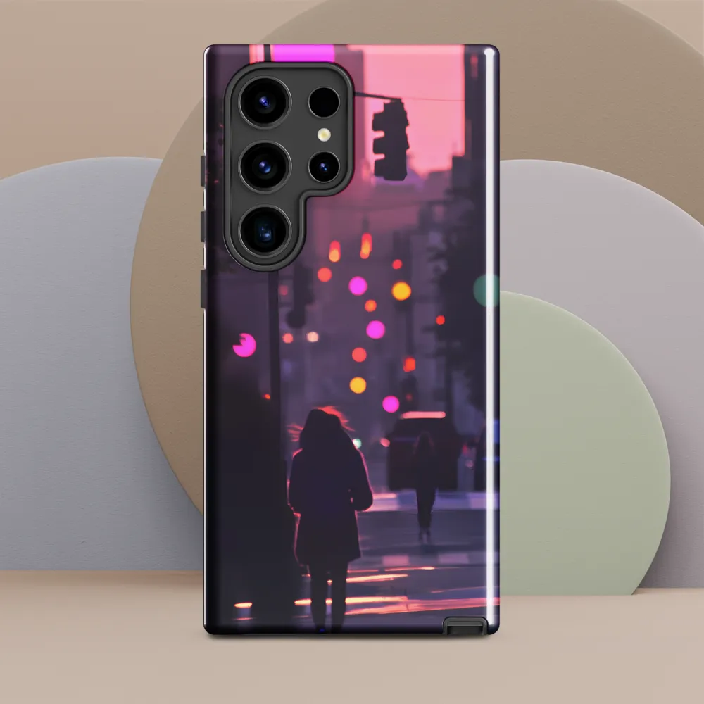 City Silhouettes at Dusk | Phone Case |  S24 Ultra | Tough Case | Glossy