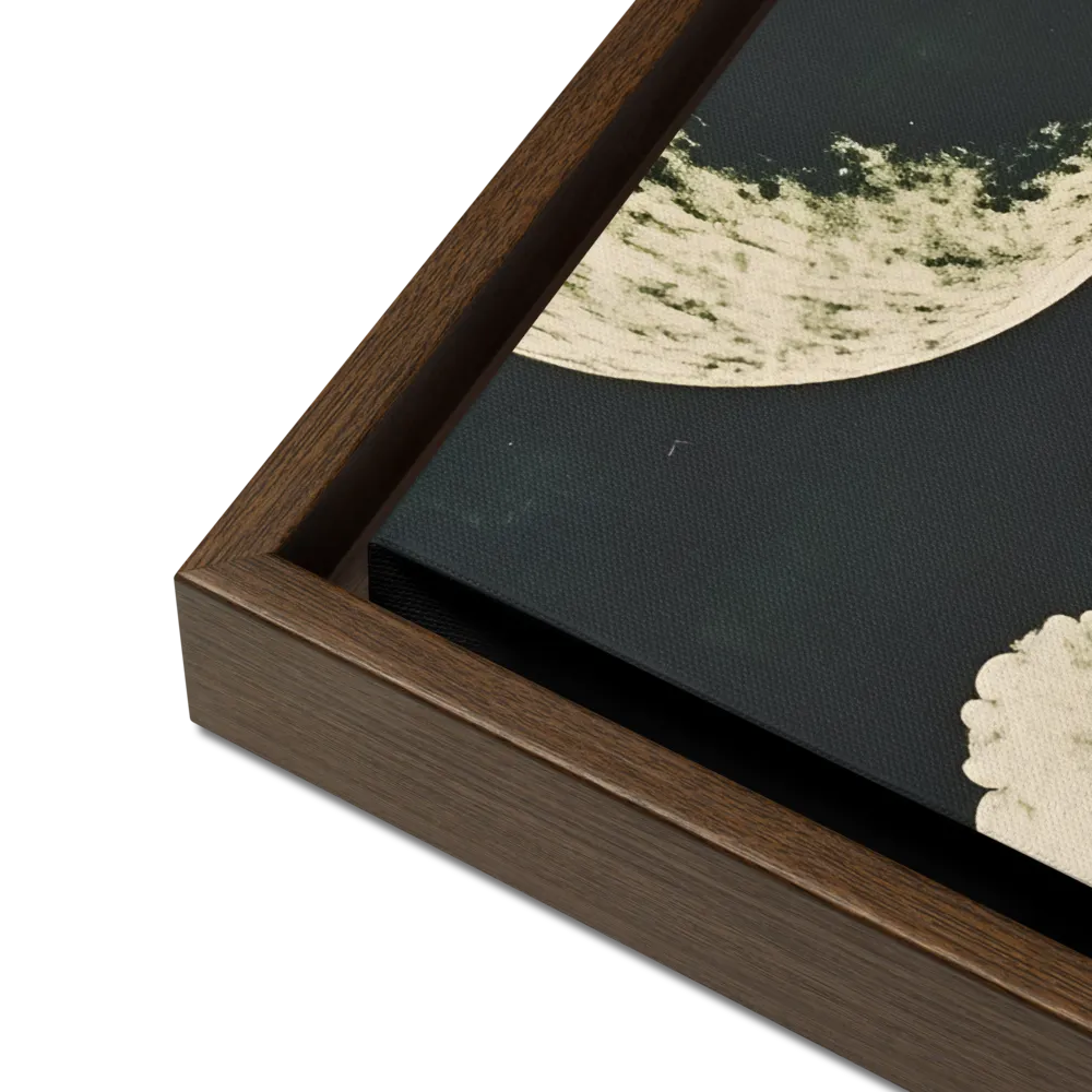Whispers of the Moon | Canvas with Brown Frame | 16″×20″