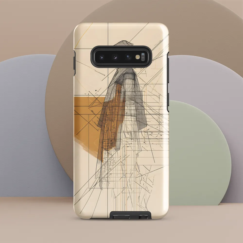 Abstract Profile: A Minimalist Exploration | Phone Case |  S10 Plus | Tough Case | Glossy