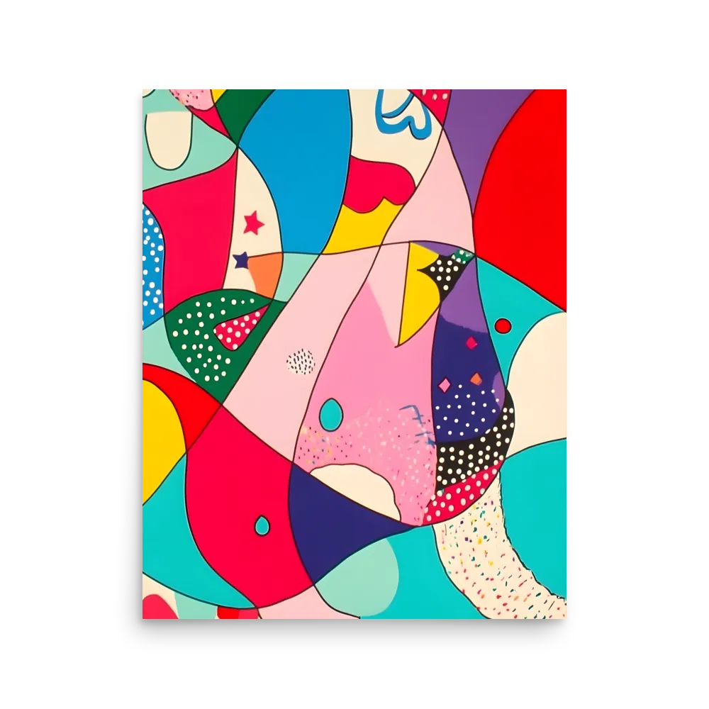 Playful Geometry in Color | Poster | 16″×20″