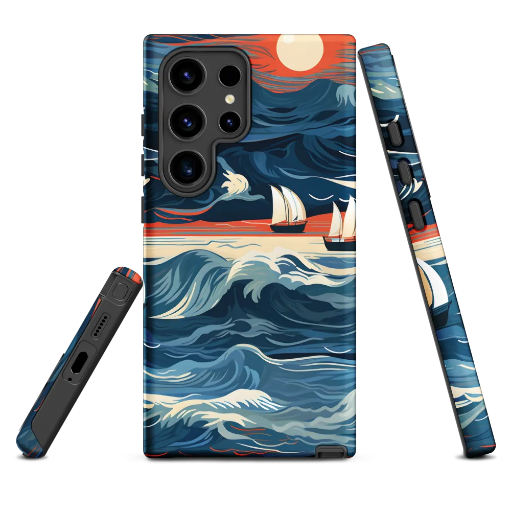 Ocean Whispers: A Voyage at Dusk