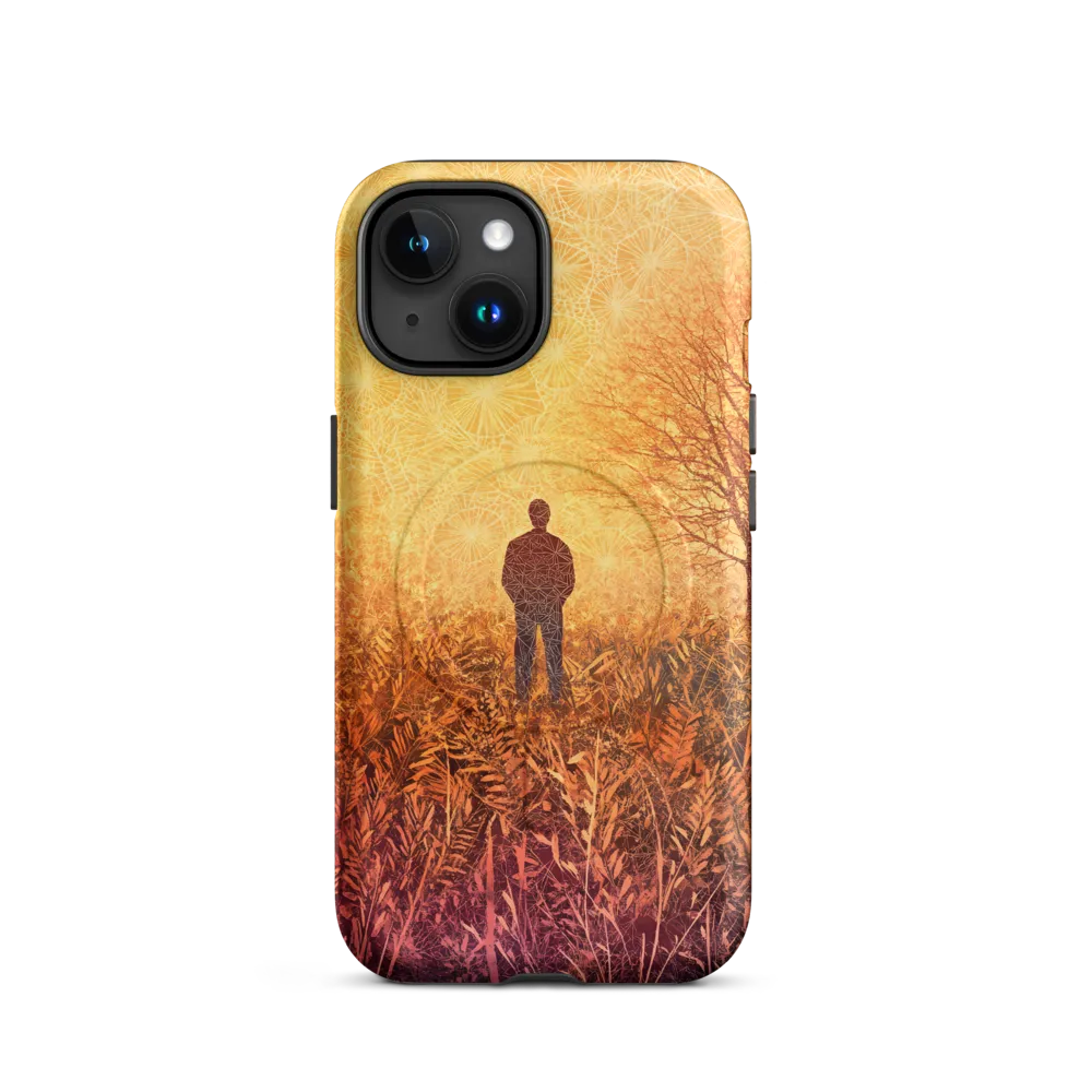 Contemplation in a Surreal Landscape