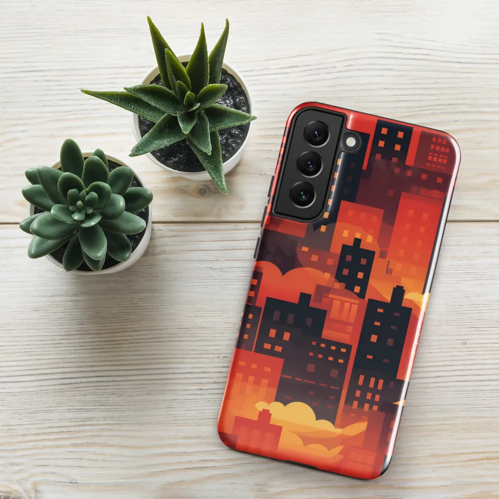 Radiance of the Urban Horizon | Phone Case |  S22 Plus | Tough Case | Glossy