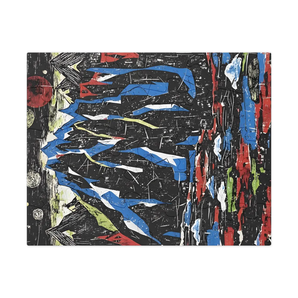 Nocturnal Peaks 
 Jigsaw Puzzle in Tin Box