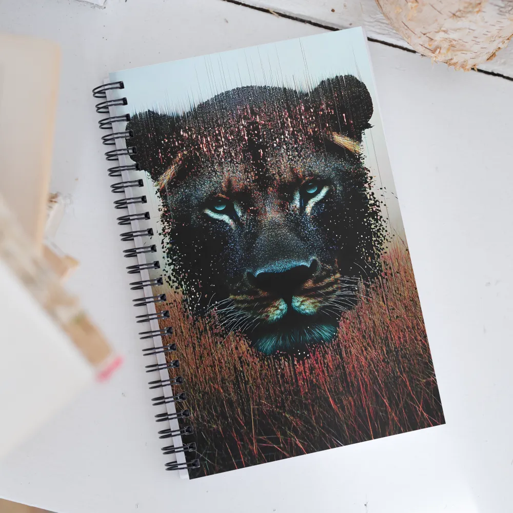 Mystical Majesty of the Lion | Spiral Notebook