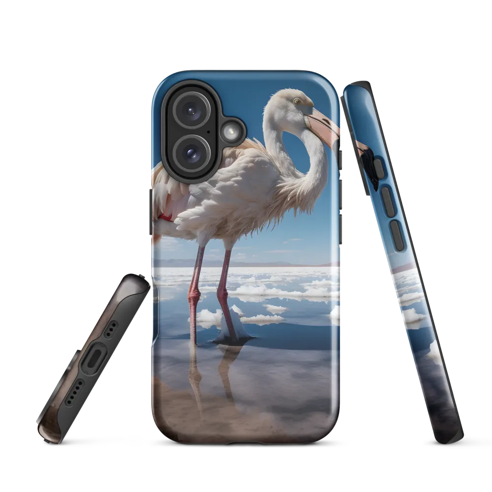 Graceful Solitude of a Flamingo