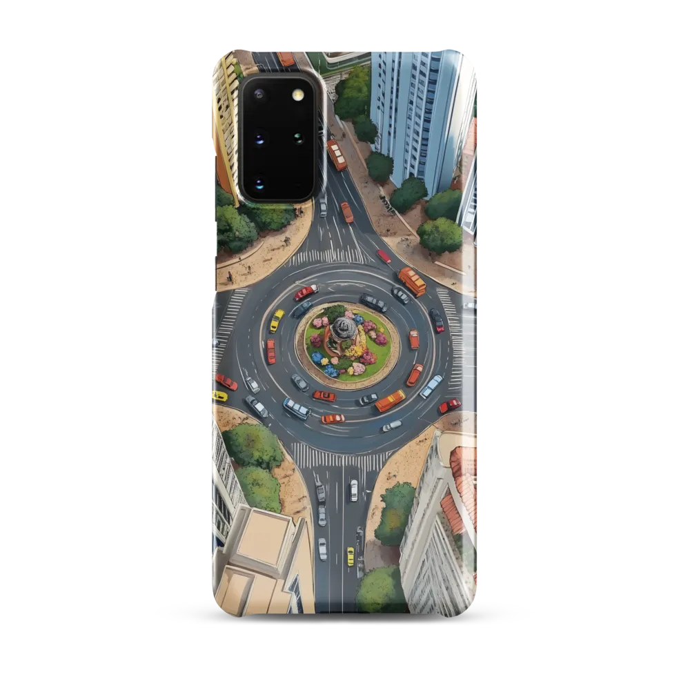 Urban Symphony: Aerial Vision of City Life