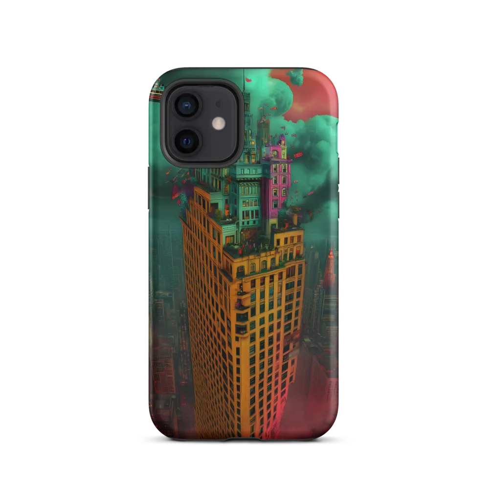 Architectural Dreams: A Surreal Cityscape | Phone Case |  12 | Tough Case | Matte