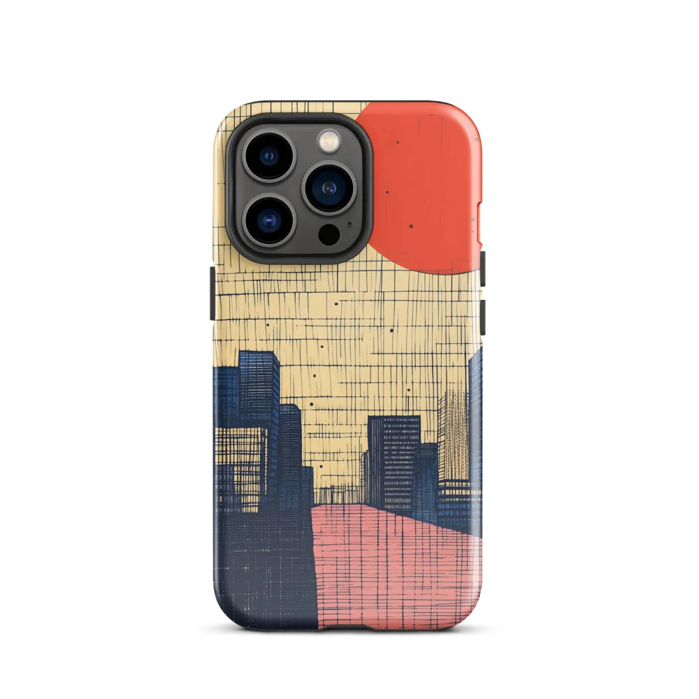 Urban Echoes: A Minimalist Cityscape