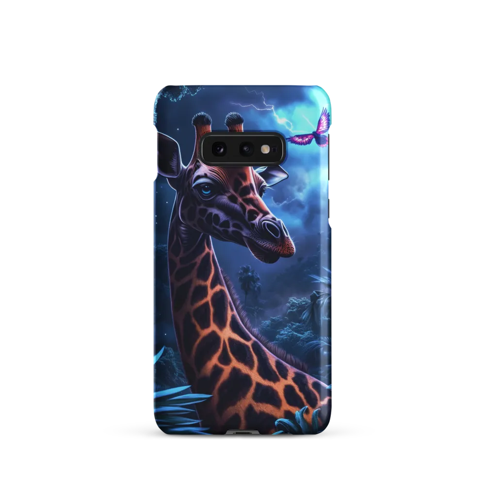 Mystical Giraffe in Twilight Jungle