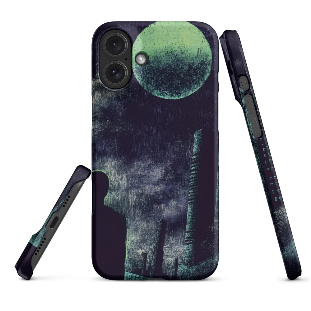 Lunar Solitude | Phone Case |  16 Plus | Snap Case | Matte